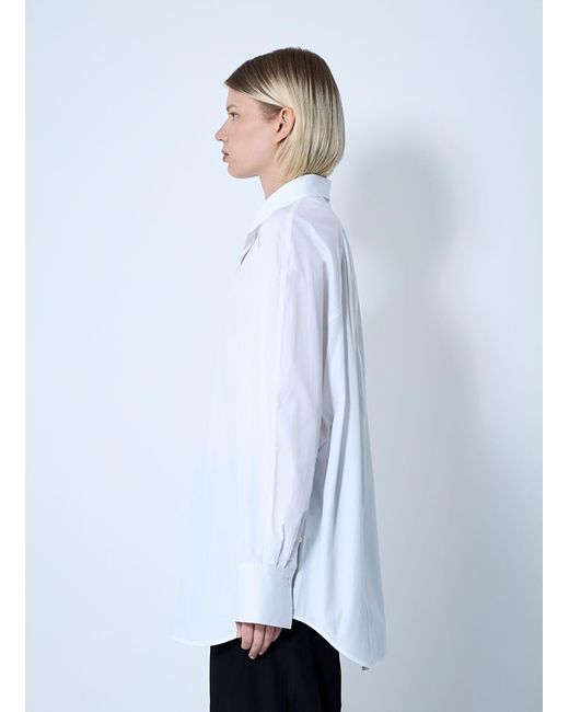 Totême  White Raw Raglan Shirt
