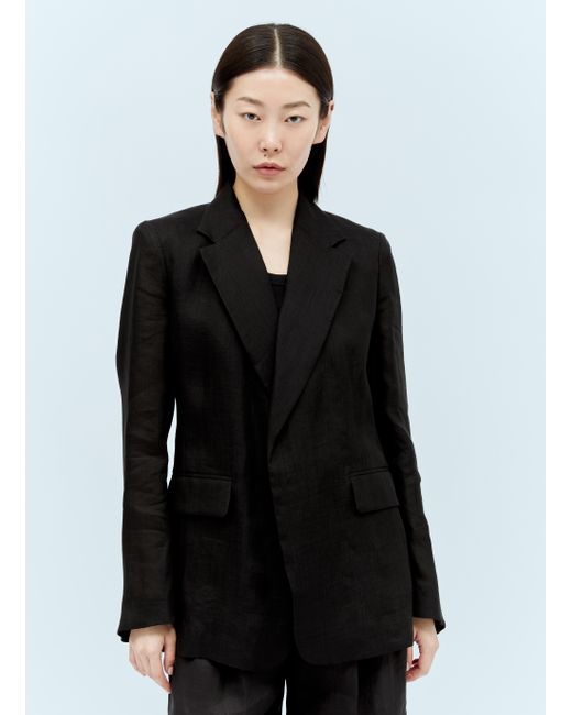 Chloé Black Buttonless Tailored Blazer