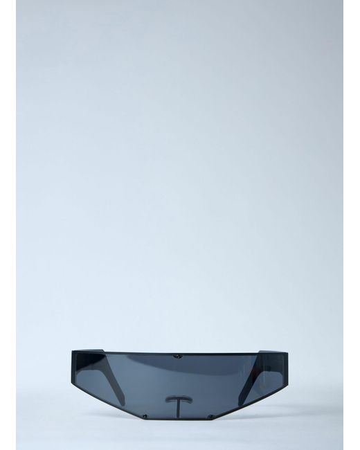 Rick Owens Blue Cyclops Sunglasses