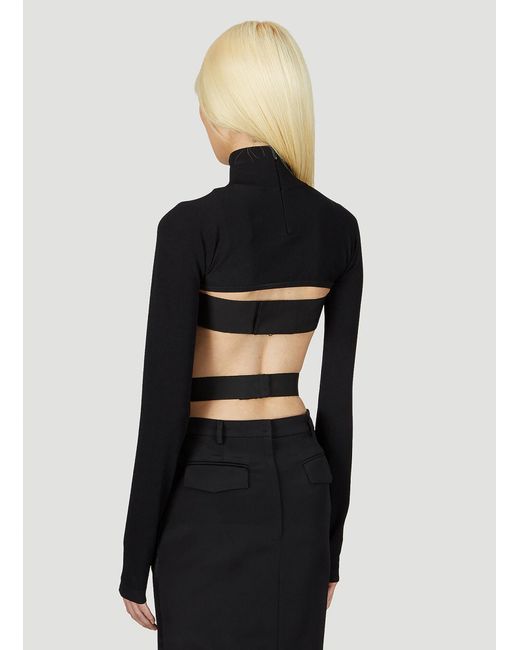 Dolce & Gabbana Black Kim High Neck Bolero