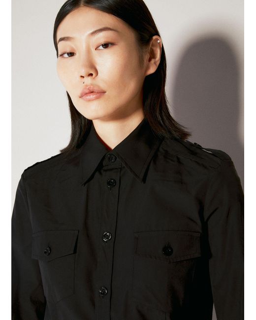 Saint Laurent Black Miltary Shirt