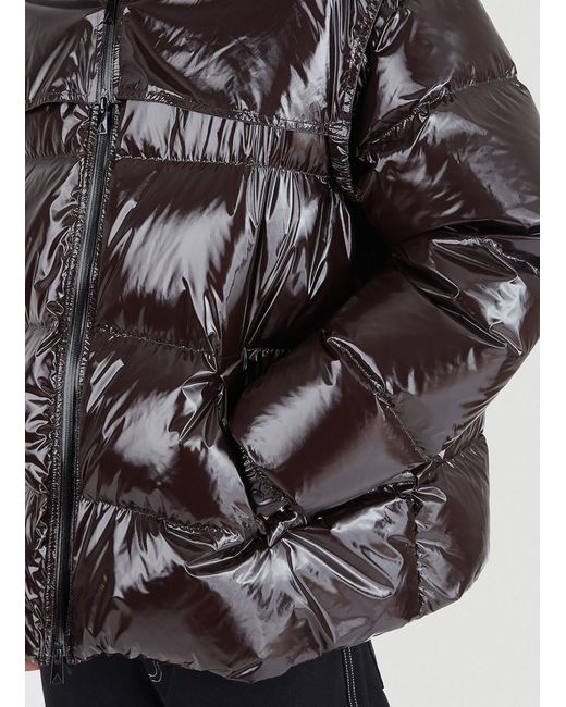 Bottega Veneta Gray Gloss Padded Down Jacket for men