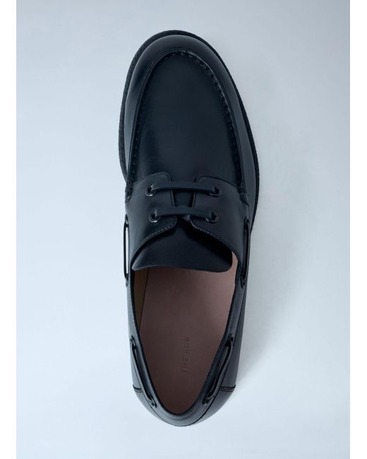 The Row Black Novus Saylor Loafers for men