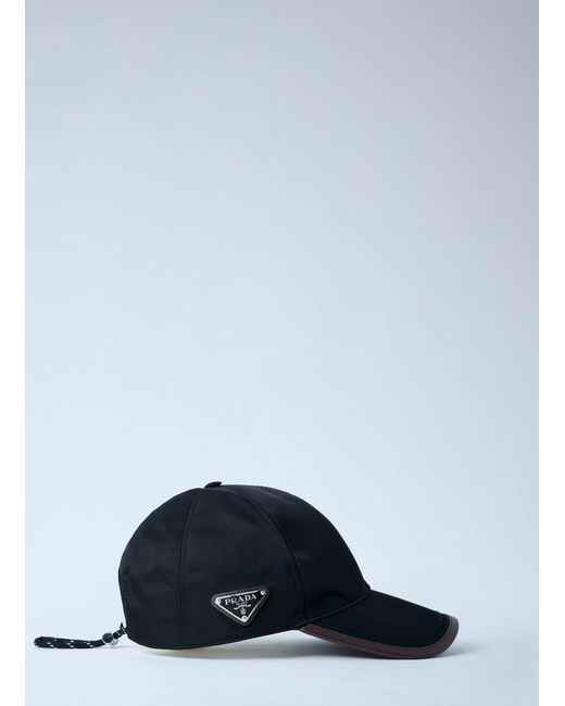 Prada Blue Speedrock Re-Nylon Cap for men