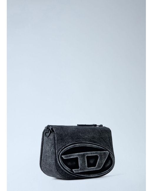 DIESEL Gray 1dr Camera Bag for men