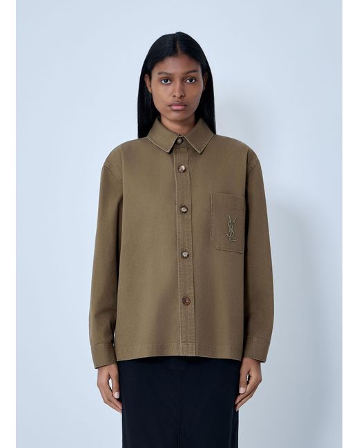 Saint Laurent Natural Cotton Shirt