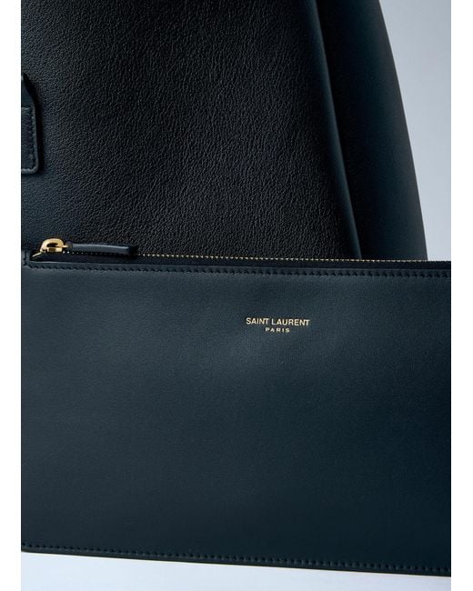 Saint Laurent Blue Le 5 À 7 Supple Large Shoulder Bag