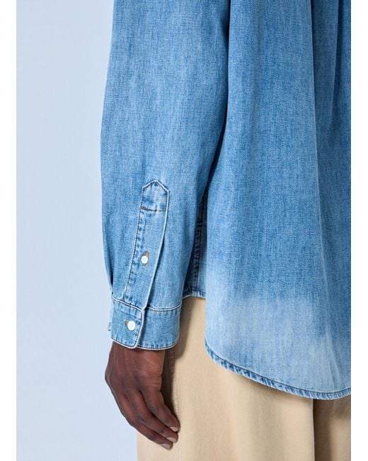 Miu Miu Blue Chambray Shirt