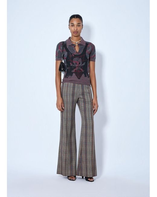 Vivienne Westwood Natural Wide Leg Trousers