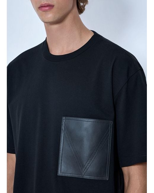 Bottega Veneta Blue Pocket Detail T-Shirt for men