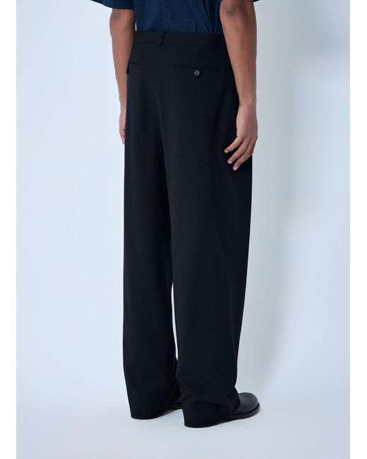 The Row Black Corley Wool Pants for men