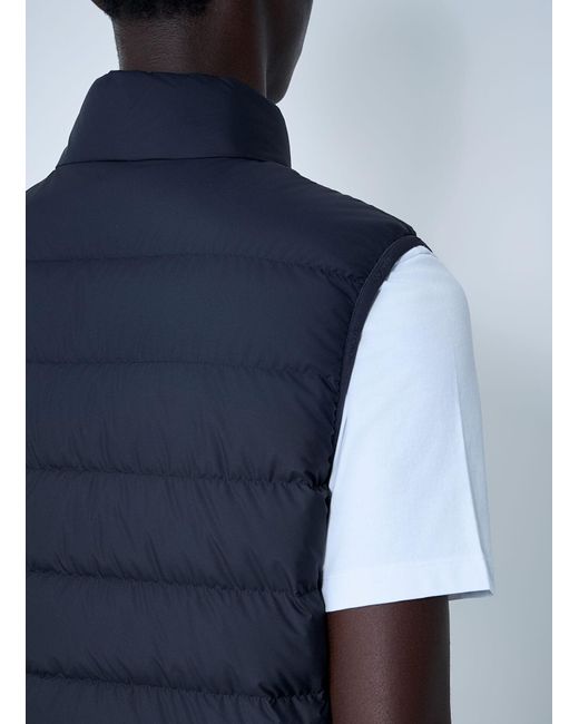 Moncler Blue Contrin Down Vest for men