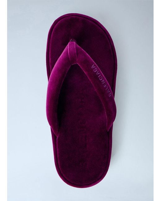Balenciaga White Jet Lag Thong-Strap Sandals