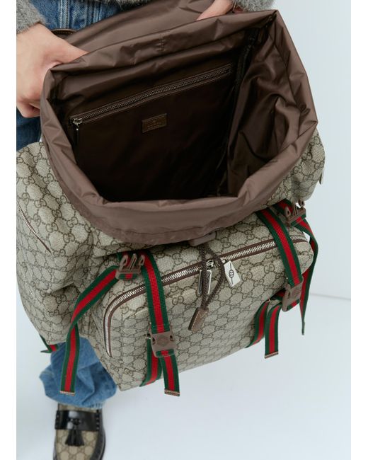 Gucci store backpack size