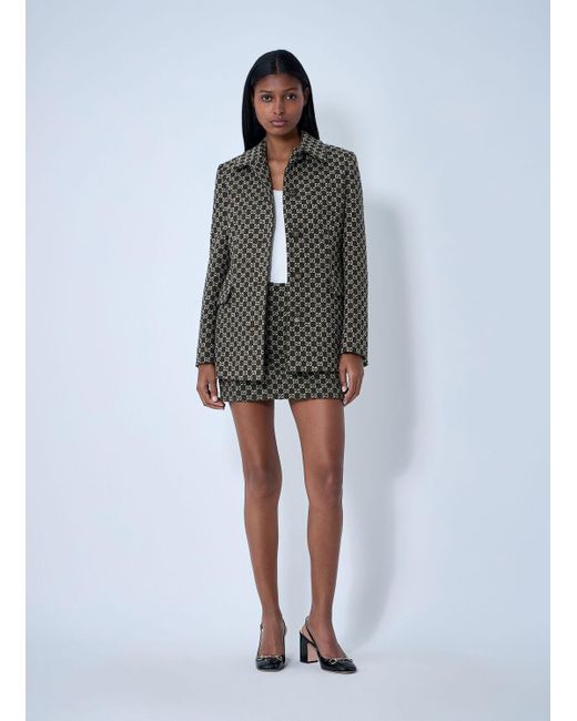 Gucci Multicolor Gg Bouclã Mini Skirt