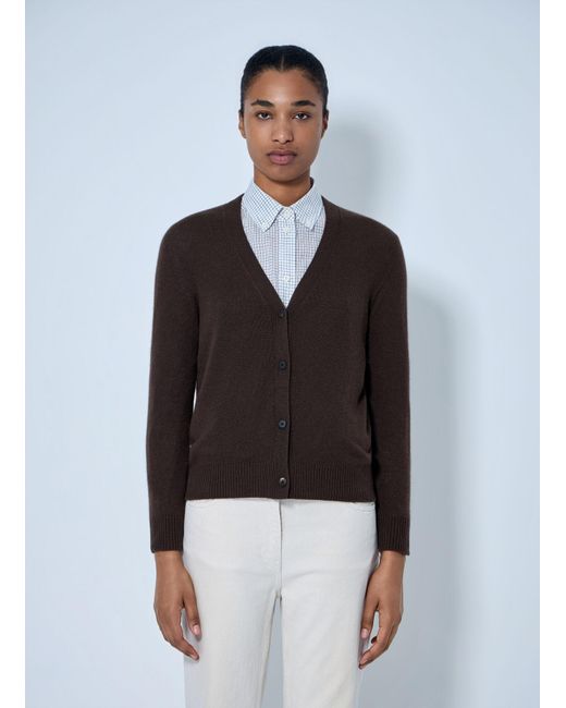 The Row Black Ovidia Cardigan