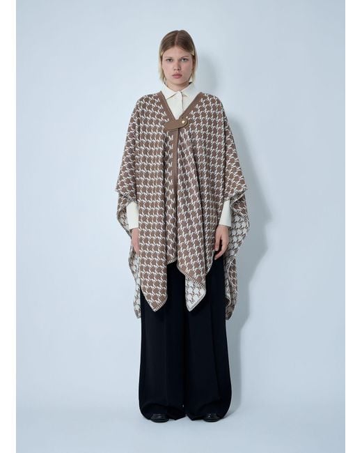 Max Mara Blue Wool-Blend Scarf