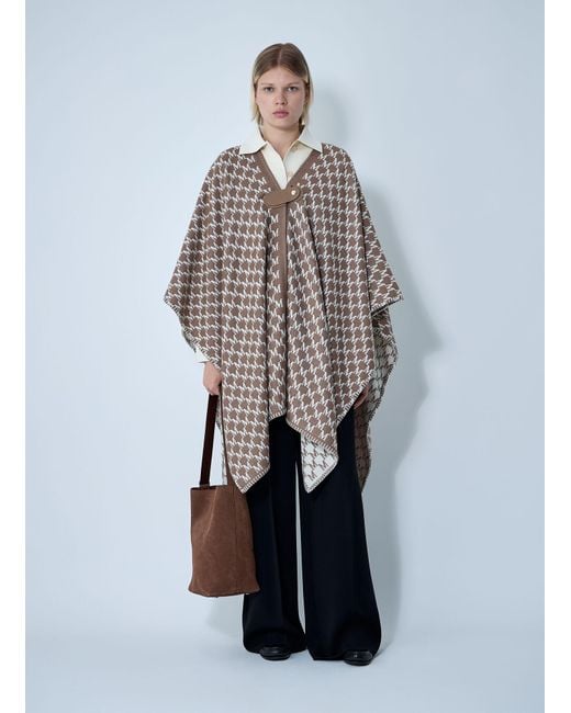 Max Mara Blue Wool-Blend Scarf
