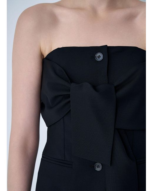 Max Mara Blue Wool Waistcoat