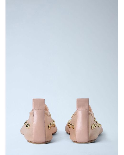 Chloé Blue Chloã Rita Flat Shoe