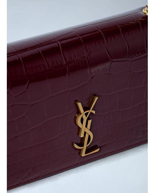Saint Laurent White New Kate Small Shoulder Bag