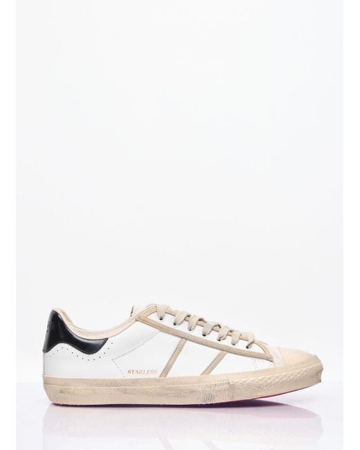 HIDNANDER White Starless Sneakers for men