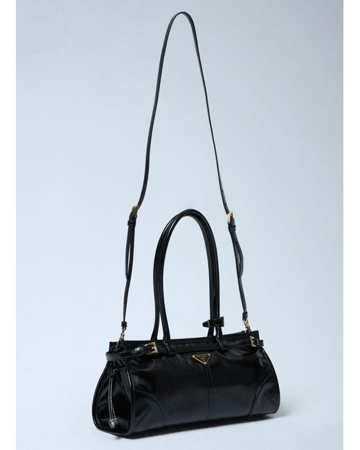 Prada Blue Medium Leather Handbag