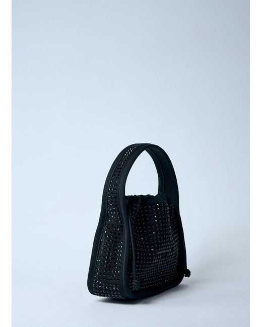 Alexander Wang Blue Small Ryan Rhinestone Handbag