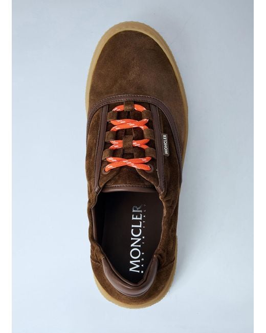 Moncler White Vera Leisure Sneakers for men