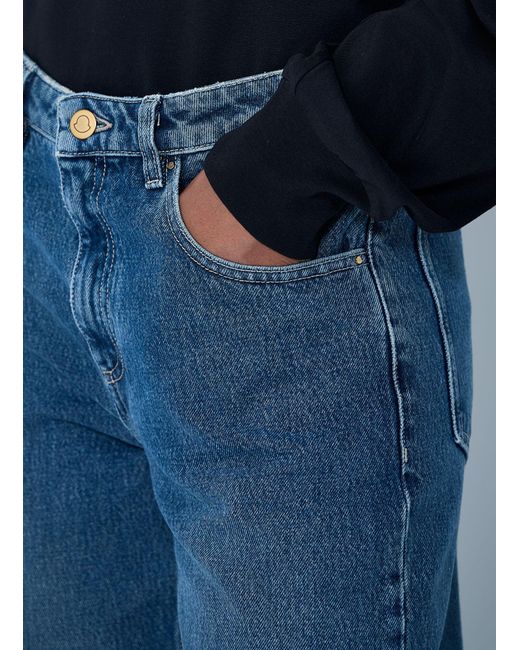 Moncler Blue Five-Pocket Jeans