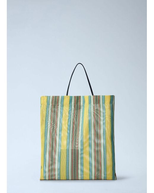 The Row Blue Mini Barn Tote Bag