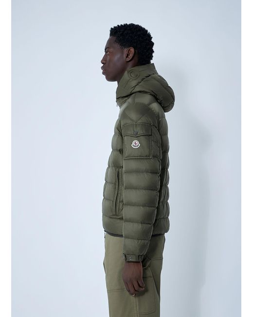 Moncler Green Najan Short Down Jacket for men