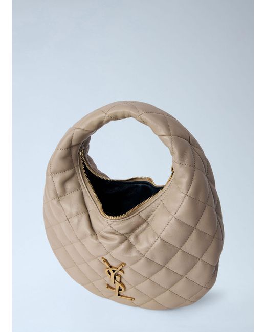 Saint Laurent Blue Icarino Quilted Nappa Handbag
