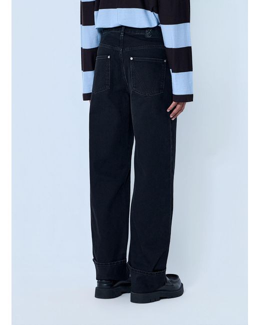 Bottega Veneta Blue Wide-Leg Denim Jeans for men