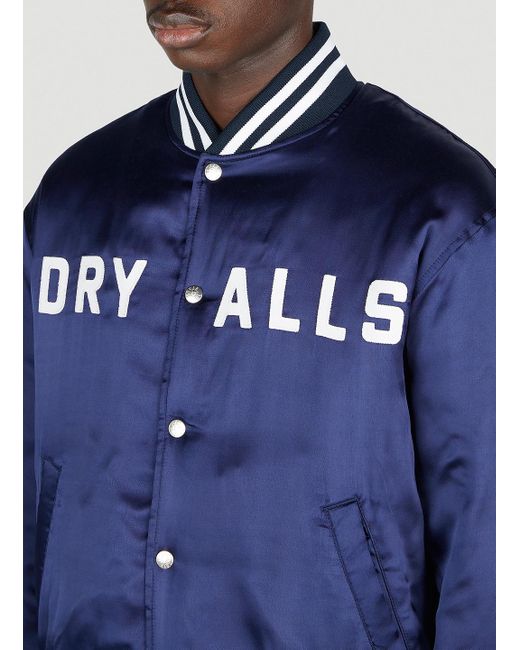 Human Made Stadium Jacket in Blue for Men | Lyst