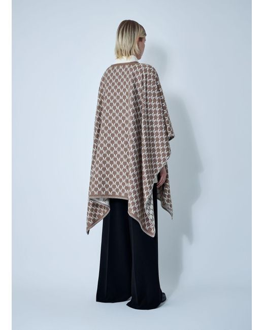 Max Mara Blue Wool-Blend Scarf
