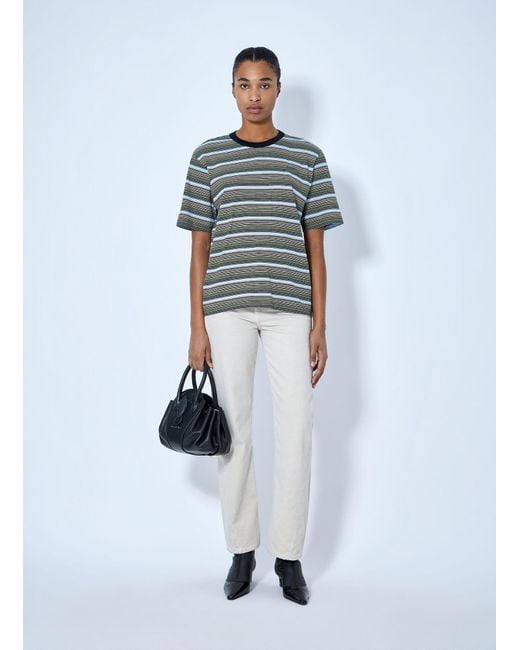 Marni Blue Striped Crewneck T-Shirt