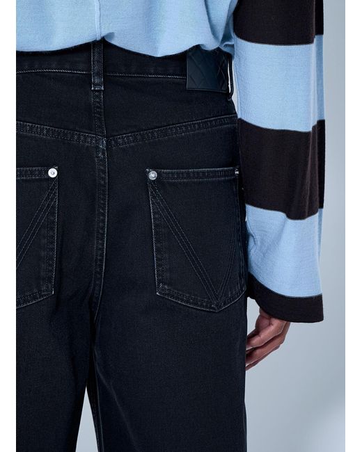 Bottega Veneta Blue Wide-Leg Denim Jeans for men