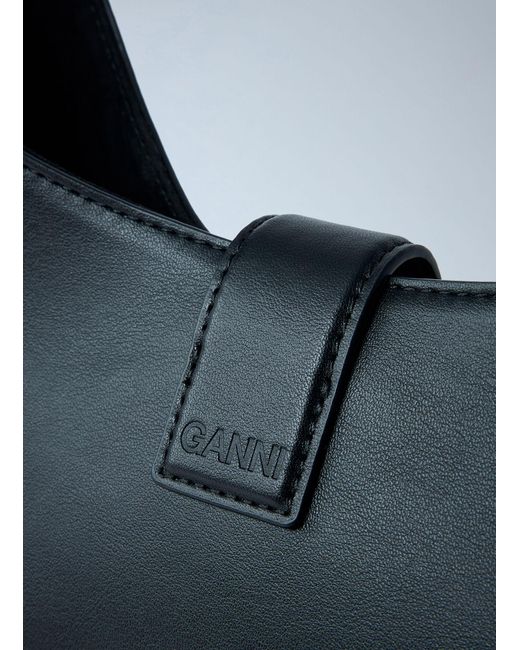Ganni Blue Small Kat Shoulder Bag