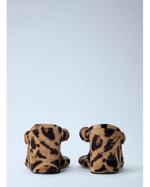 Balenciaga Brown Gaeta Wedge Thong Sandals