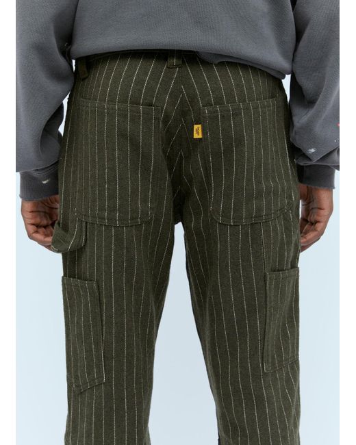 GALLERY DEPT. Green Pinstripe Pants for men