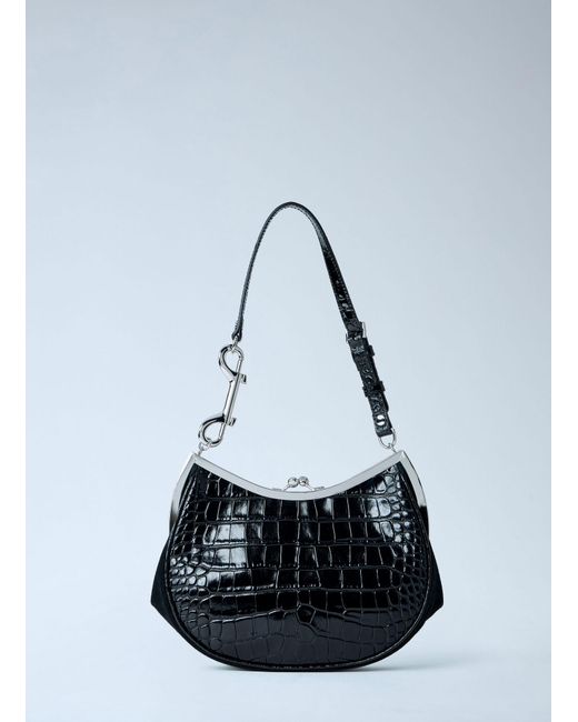 Vivienne Westwood Blue Charm Frame Shoulder Bag