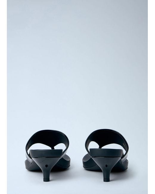 Prada Multicolor Patent Leather Thong Sandals