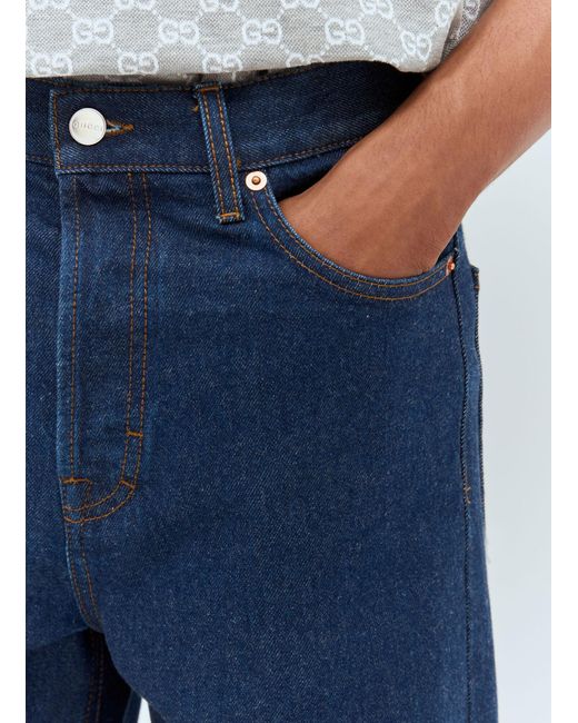 Gucci Blue Classic Jeans for men
