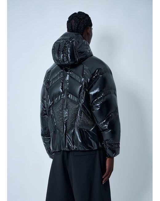 Moncler x A$AP ROCKY Blue Moncler X A$ap Rocky Bahianinha High-shine Down Jacket for men