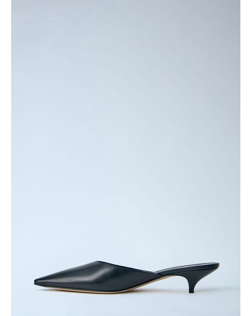 The Row White Liisa Kitten Heels