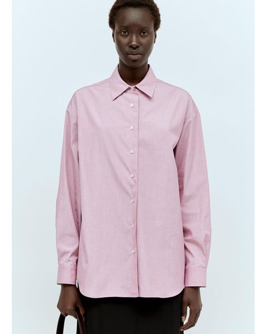 The Row Pink Attica Shirt
