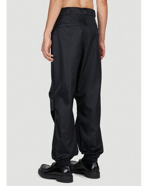 Prada Black Re-nylon Pants for men