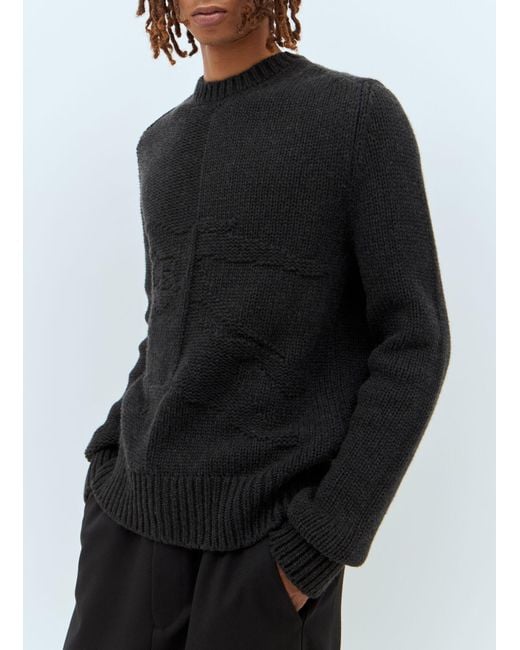 Burberry Black Cashmere Sweater for men