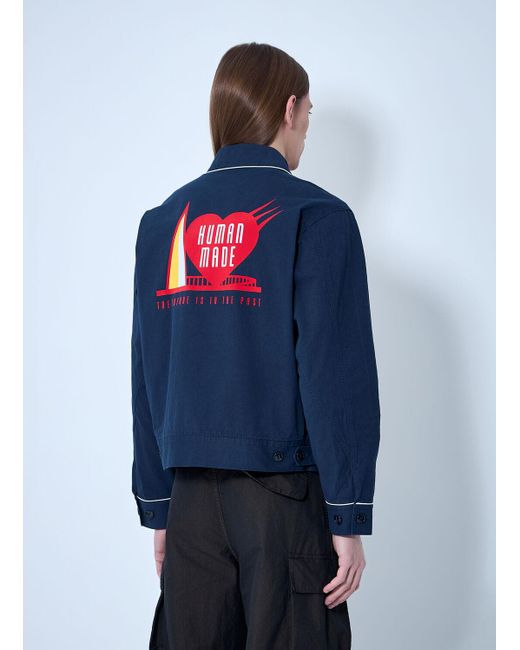 Human Made Blue Drizzler Jacket for men